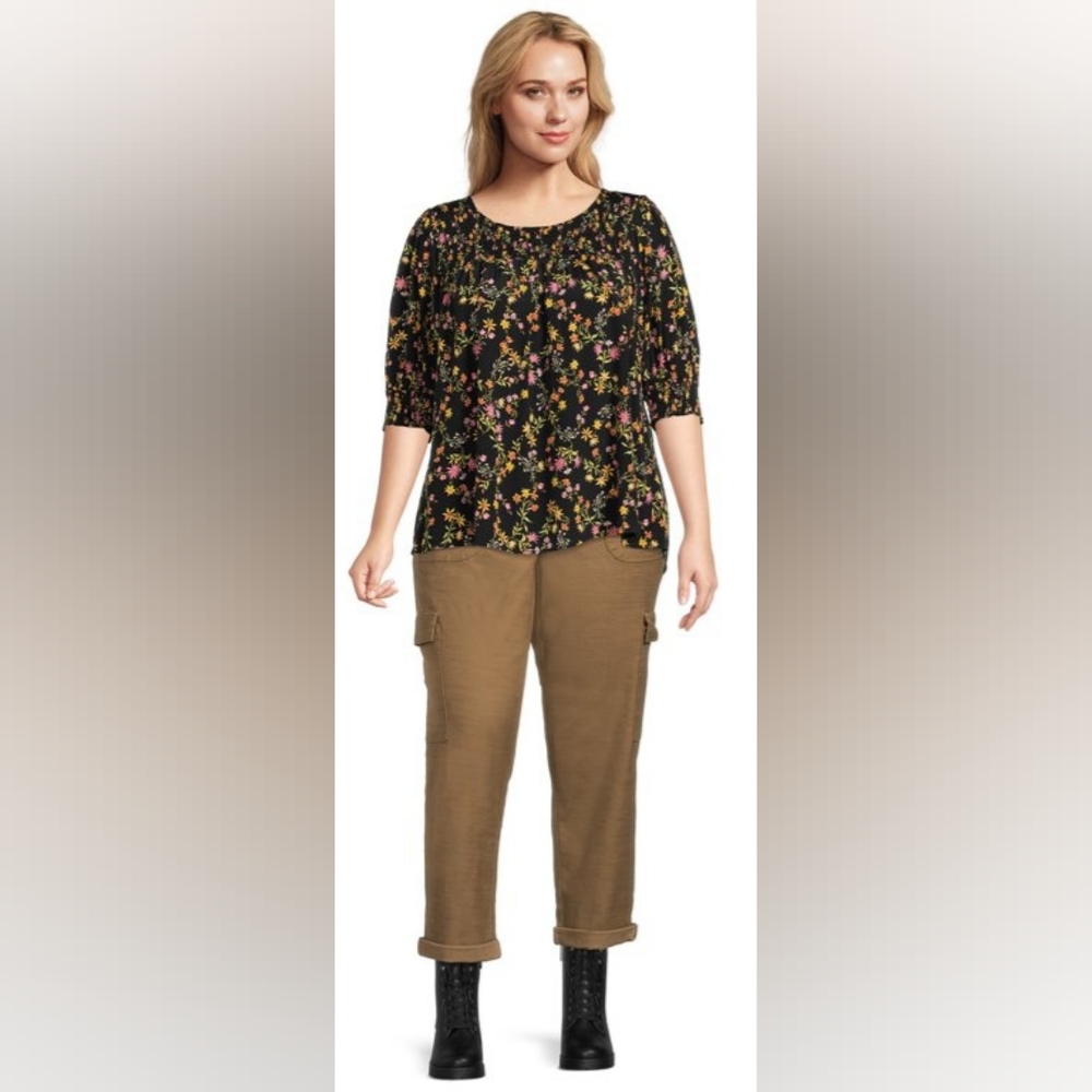 Terra & Sky Women's Plus Size Surplus Cargo Pants 16/18